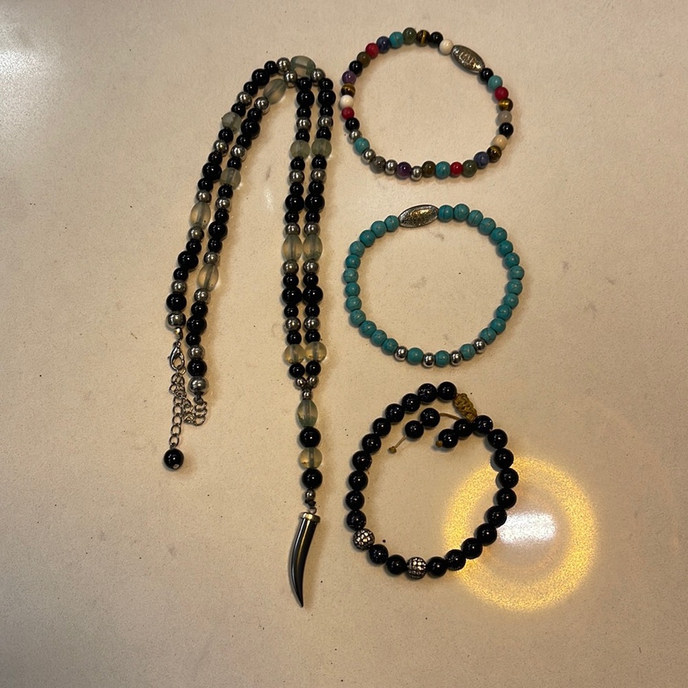 Gemstone Bracelet & Necklace